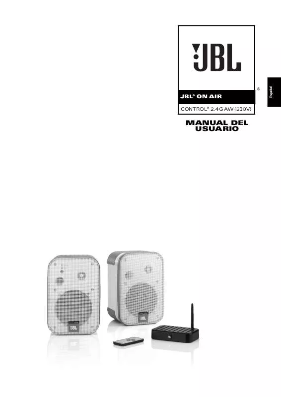 Mode d'emploi JBL ON AIR CONTROL 2.4G AW (220-240V)