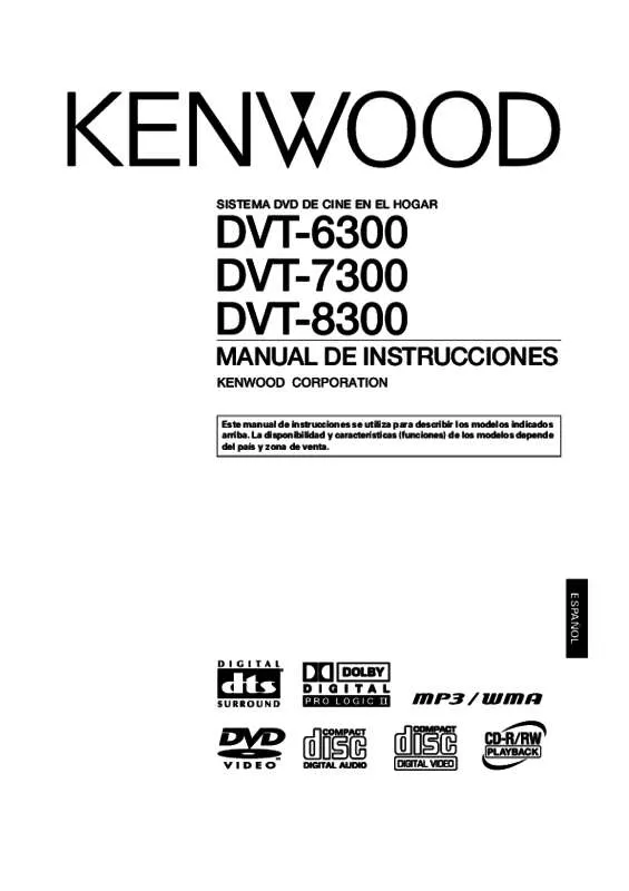 Mode d'emploi KENWOOD DVT-7300
