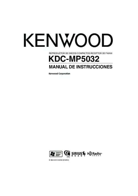 Mode d'emploi KENWOOD KDC-MP5032