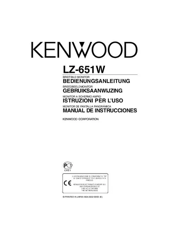 Mode d'emploi KENWOOD LZ-651W
