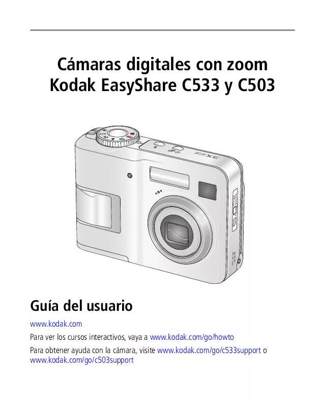 Mode d'emploi KODAK EASYSHARE C503