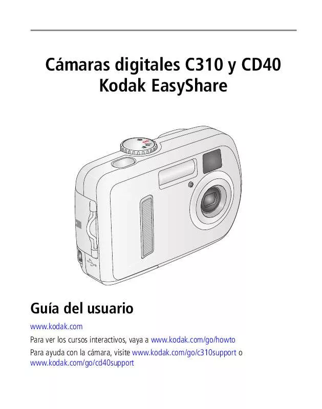 Mode d'emploi KODAK EASYSHARE CD40