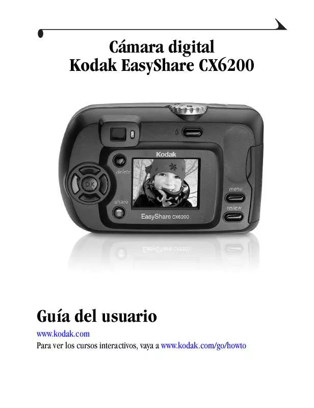 Mode d'emploi KODAK EASYSHARE CX6200