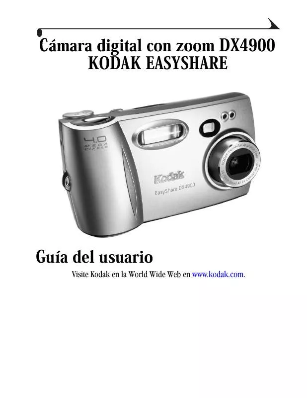 Mode d'emploi KODAK EASYSHARE DX4900