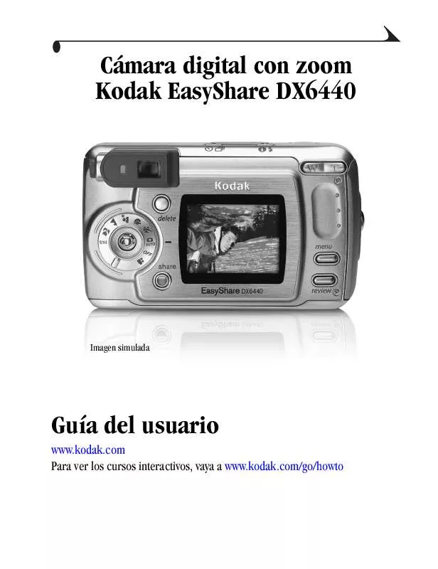 Mode d'emploi KODAK EASYSHARE DX6440