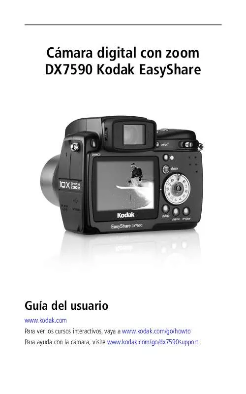 Mode d'emploi KODAK EASYSHARE DX7590