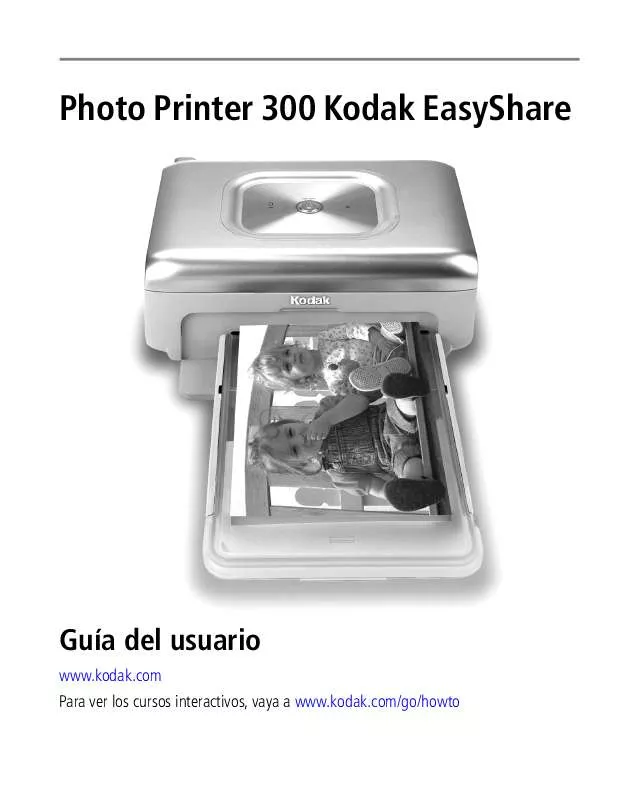 Mode d'emploi KODAK PHOTO PRINTER 300