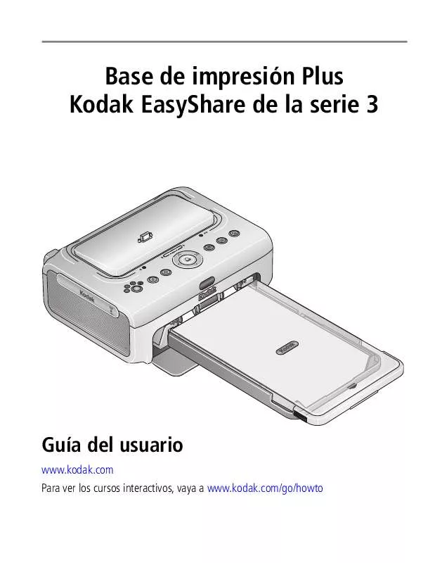 Mode d'emploi KODAK PRINTER DOCK PLUS 3