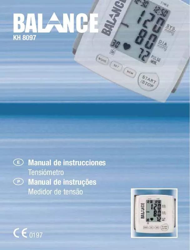 Mode d'emploi KOMPERNASS BALANCE KH 8097 TENSIOMETRO