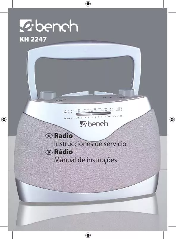 Mode d'emploi KOMPERNASS EBENCH KH 2247 RADIO ANALOGICO UKW