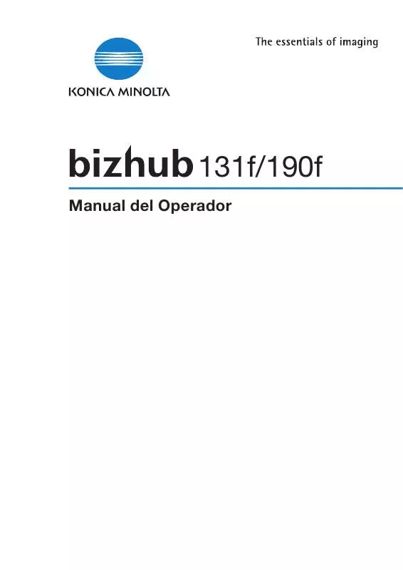 Mode d'emploi KONICA MINOLTA BIZHUB 131F