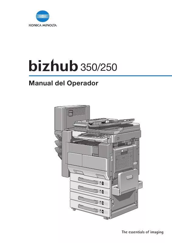 Mode d'emploi KONICA MINOLTA BIZHUB 350