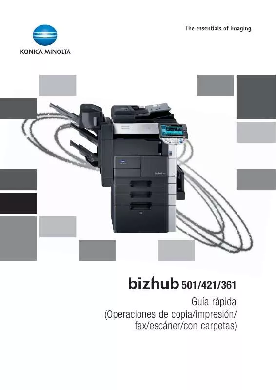 Mode d'emploi KONICA MINOLTA BIZHUB 421