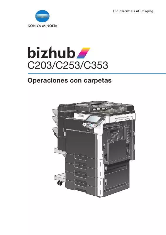 Mode d'emploi KONICA MINOLTA BIZHUB C203