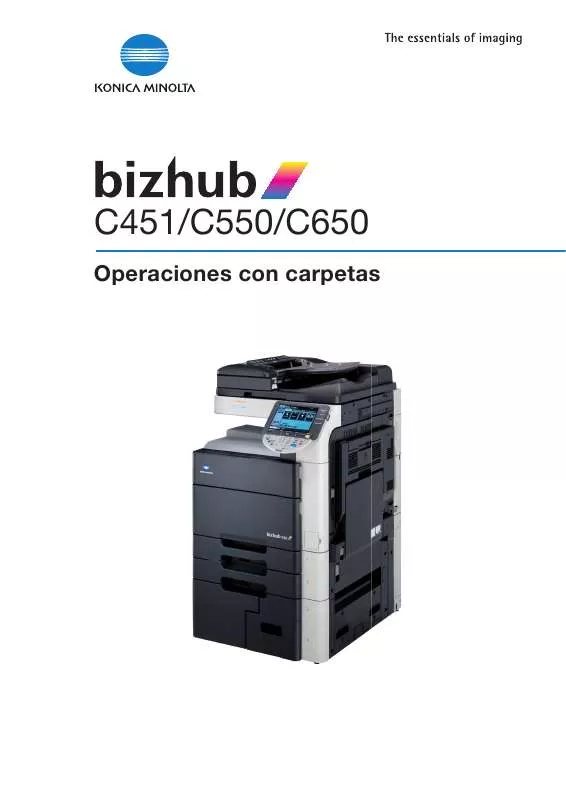 Mode d'emploi KONICA MINOLTA BIZHUB C451