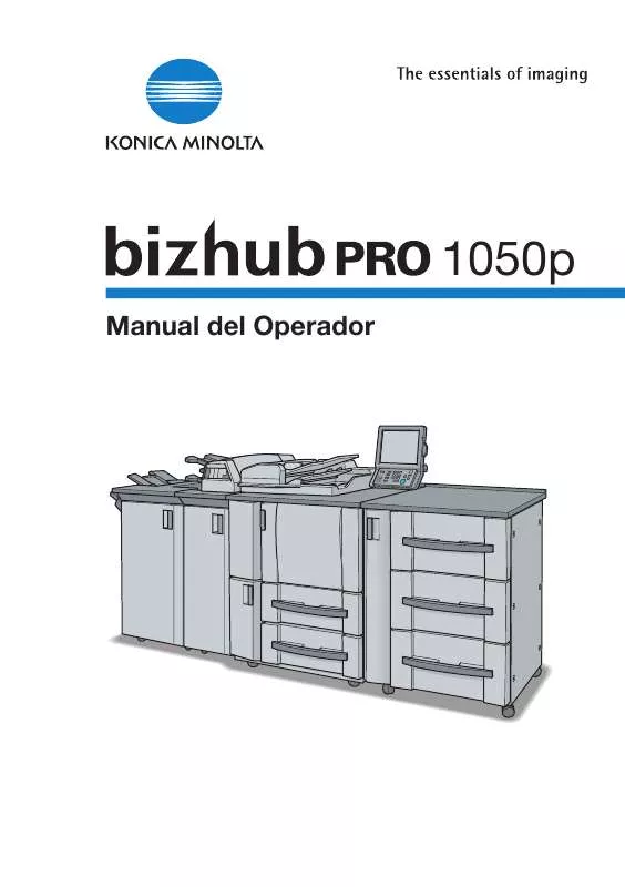 Mode d'emploi KONICA MINOLTA BIZHUB PRO 1050P