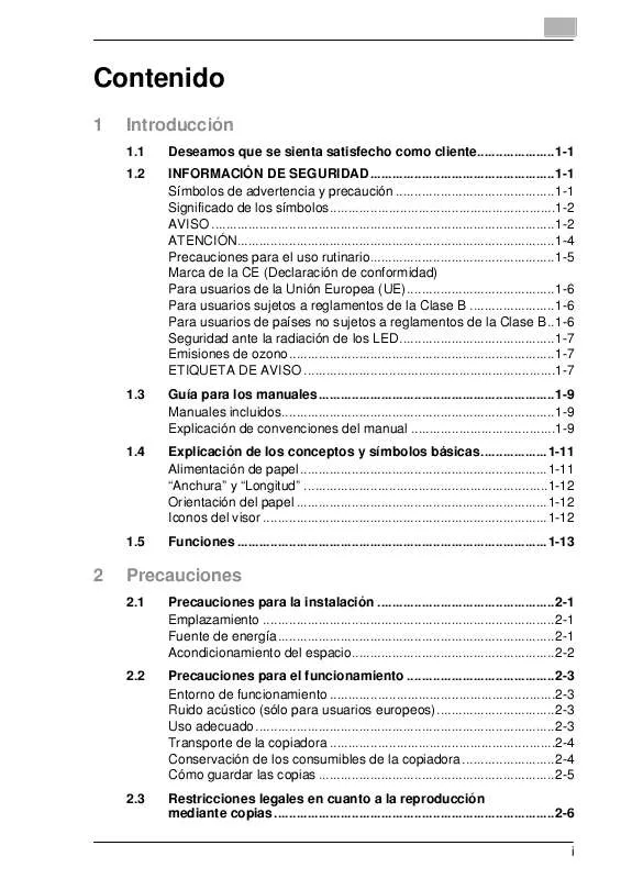 Mode d'emploi KONICA MINOLTA CF1501