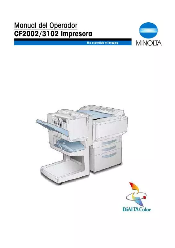 Mode d'emploi KONICA MINOLTA CF2002P