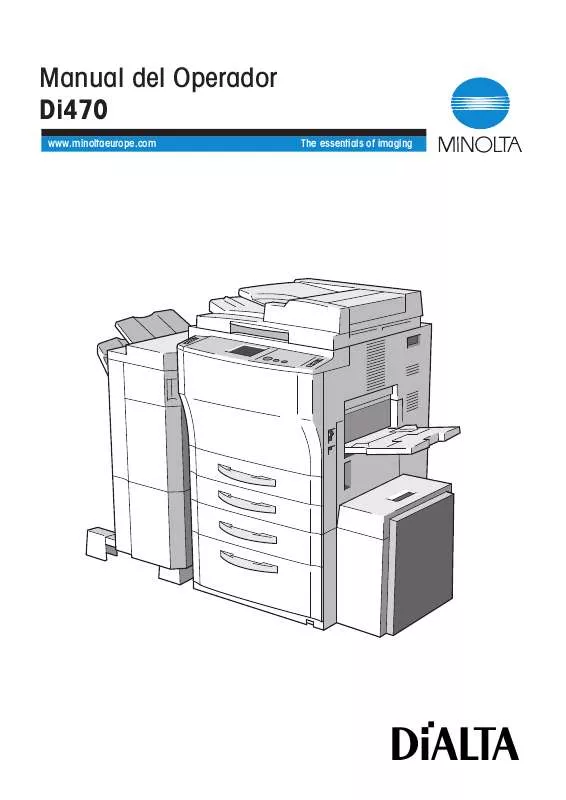 Mode d'emploi KONICA MINOLTA DI470