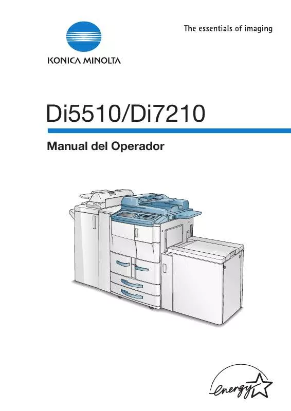 Mode d'emploi KONICA MINOLTA DI7210