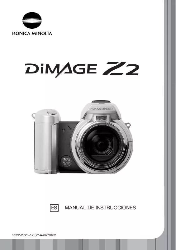 Mode d'emploi KONICA MINOLTA DIMAGE Z2