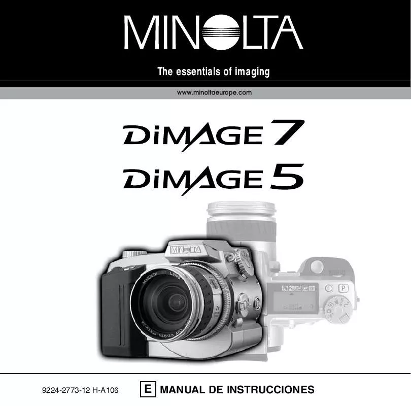 Mode d'emploi KONICA MINOLTA DIMAGE 5