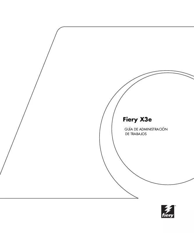 Mode d'emploi KONICA MINOLTA FIERY X3E FOR CF9001