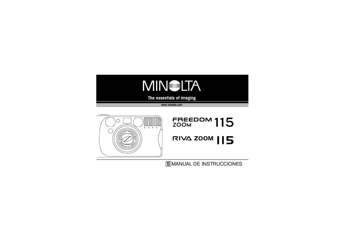 Mode d'emploi KONICA MINOLTA RIVA ZOOM 115