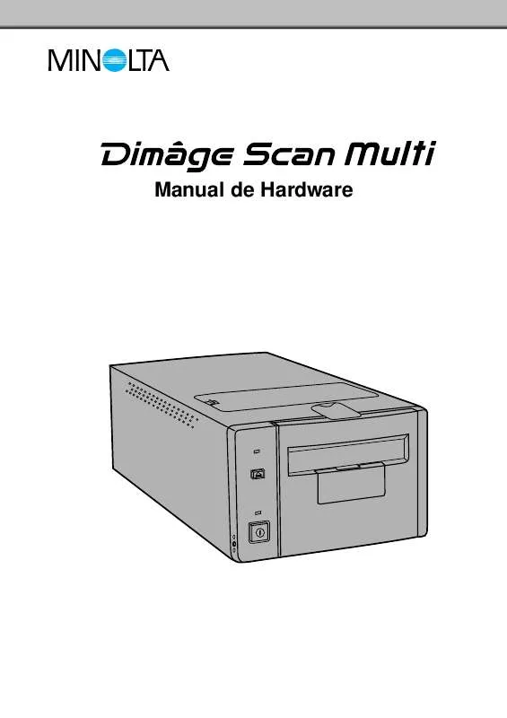 Mode d'emploi KONICA MINOLTA SCAN MULTI I HARDWARE