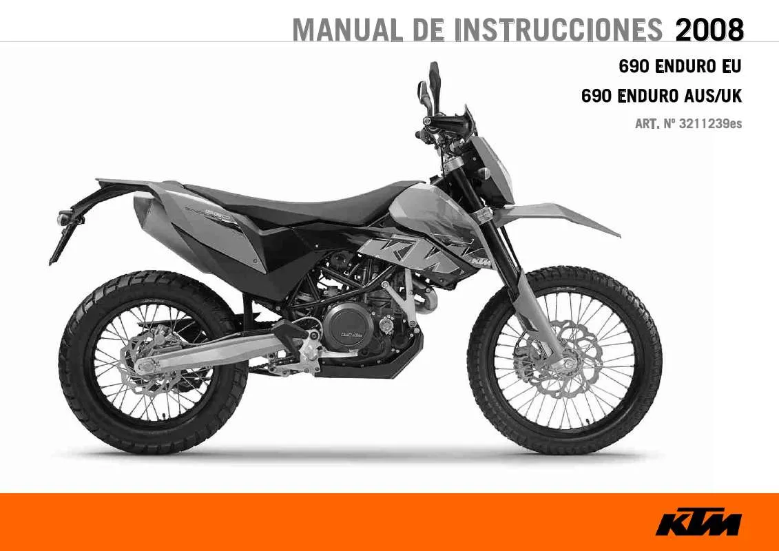 Mode d'emploi KTM 690 SMC