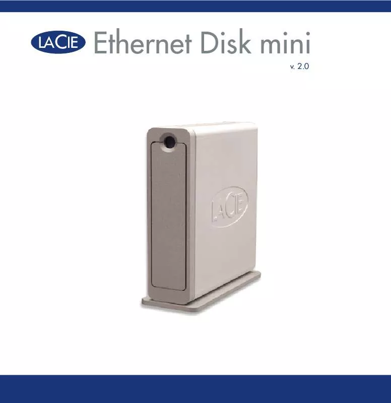 Mode d'emploi LACIE ETHERNET DISK MINI - 10/100