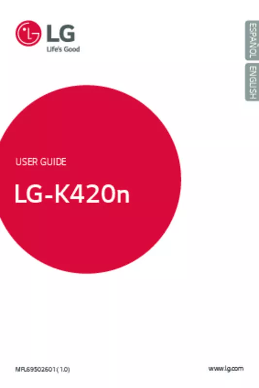 Mode d'emploi LG K10