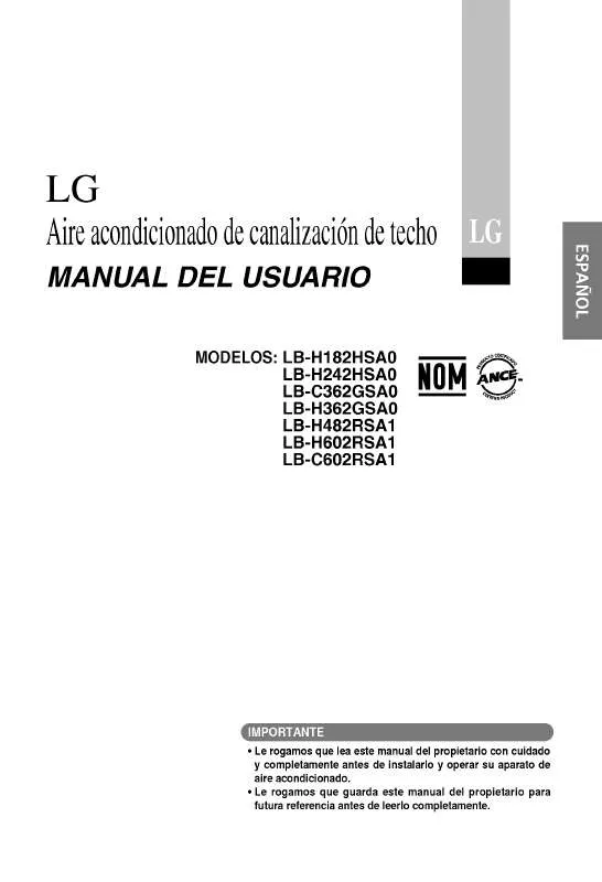 Mode d'emploi LG LB-H482RSA1
