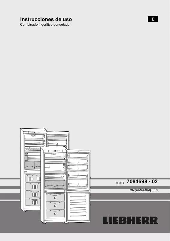 Mode d'emploi LIEBHERR CNPESF 4013