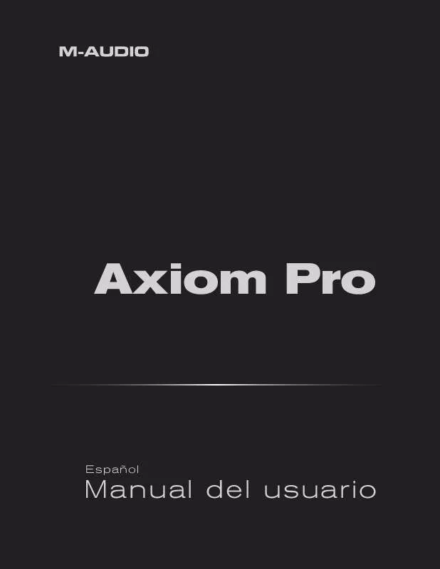 Mode d'emploi M-AUDIO AXIOM PRO 25