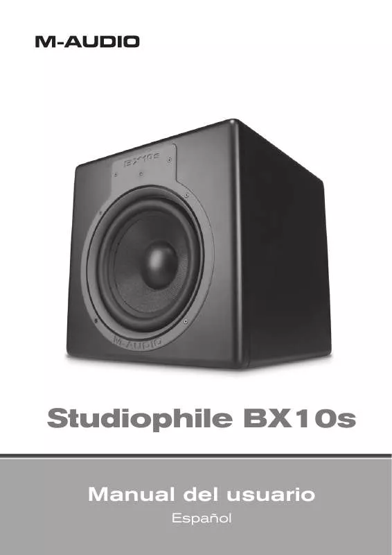 Mode d'emploi M-AUDIO BX10S