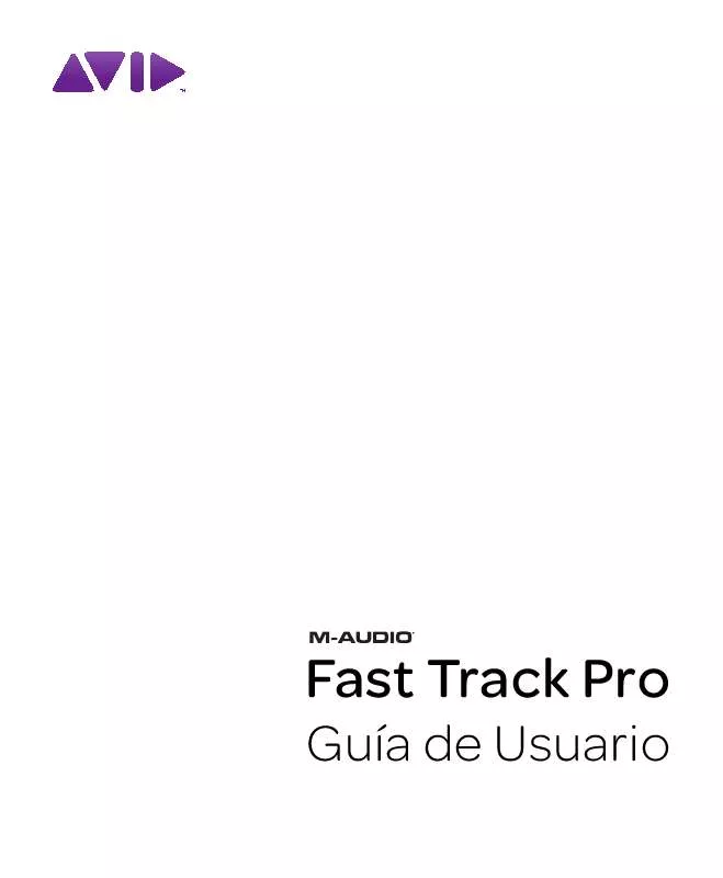 Mode d'emploi M-AUDIO FAST TRACK PRO