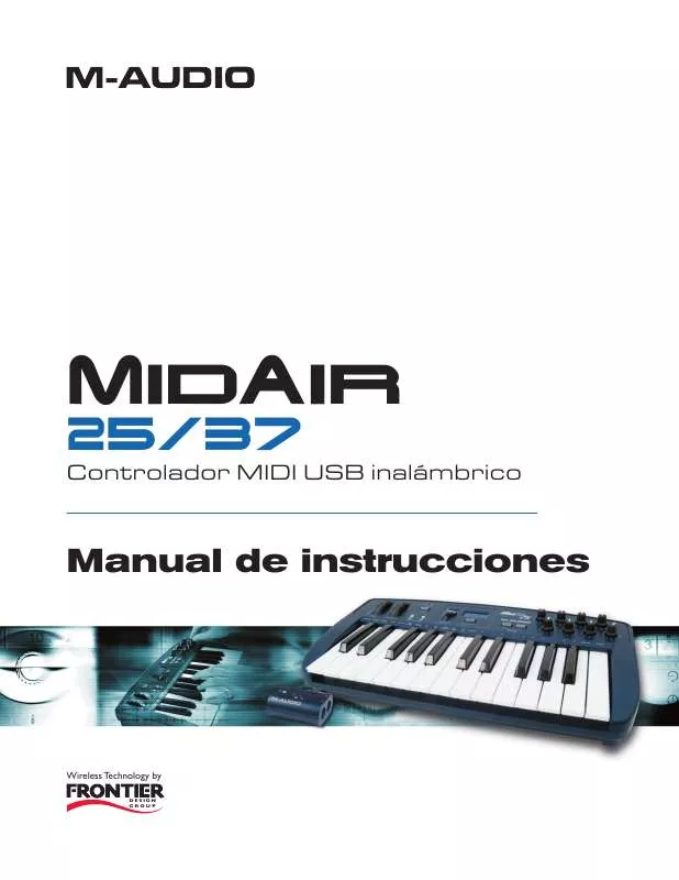 Mode d'emploi M-AUDIO MIDAIR 25