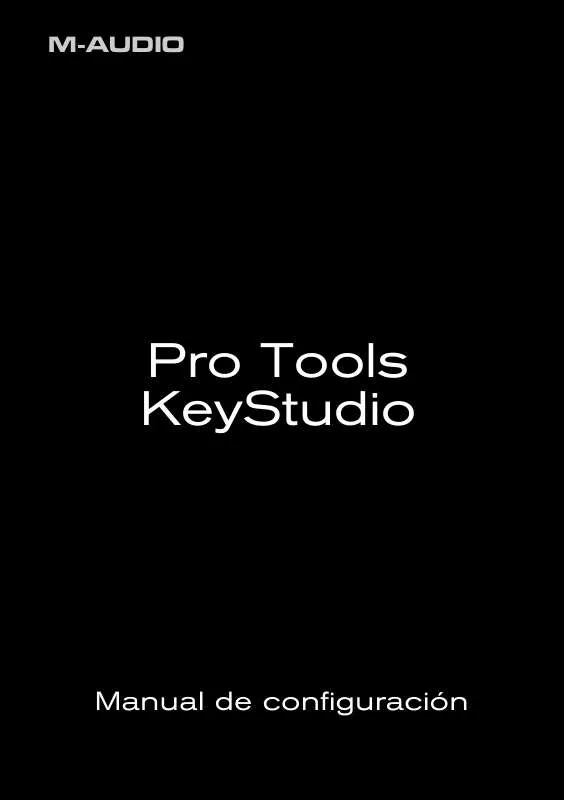 Mode d'emploi M-AUDIO PRO TOOLS KEYSTUDIO