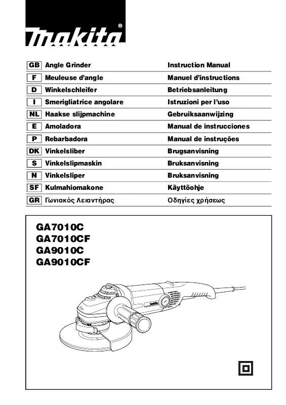 Mode d'emploi MAKITA GA9010CF