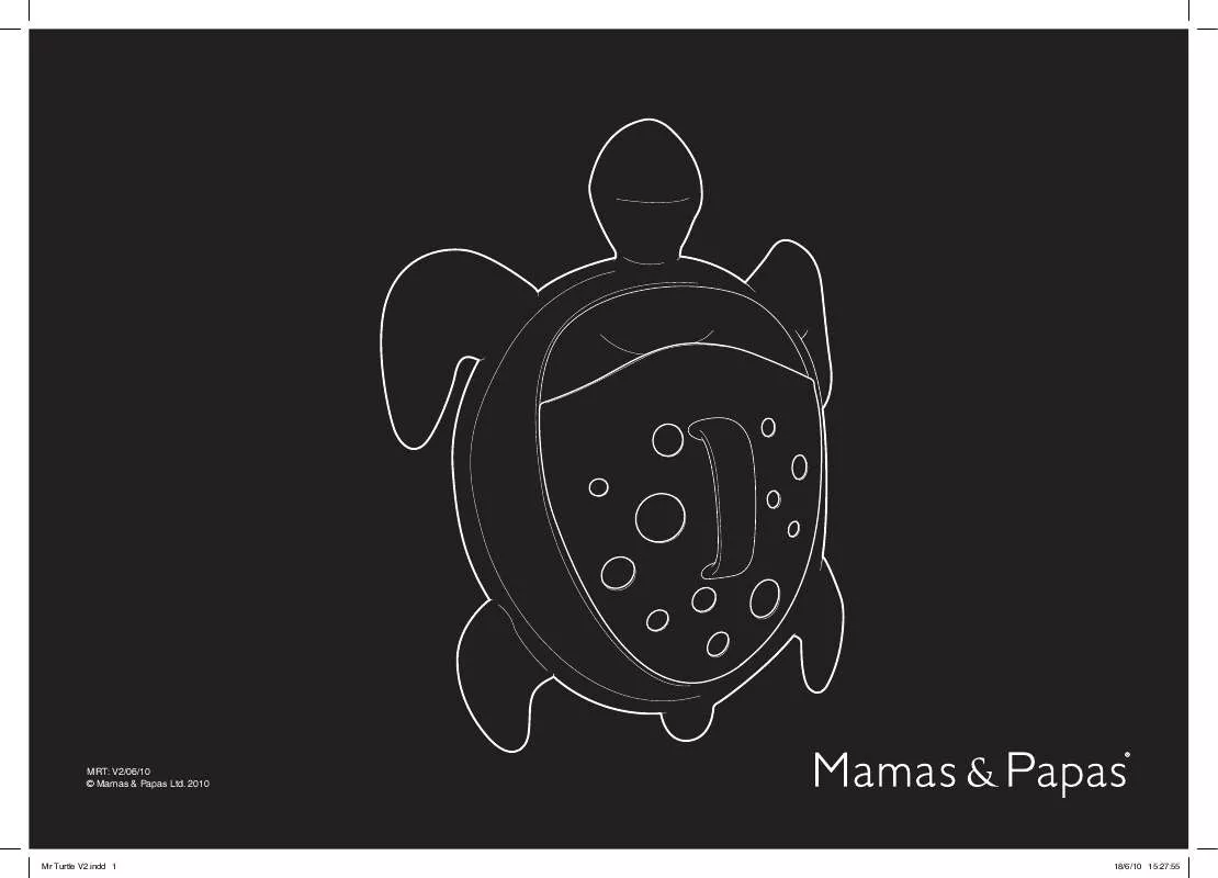 Mode d'emploi MAMAS & PAPAS MR TURTLE