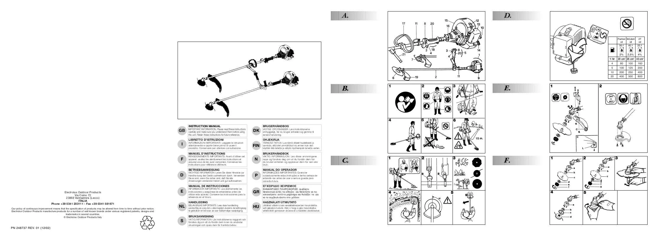 Mode d'emploi MCCULLOCH BRICOMARCHEBMD3800