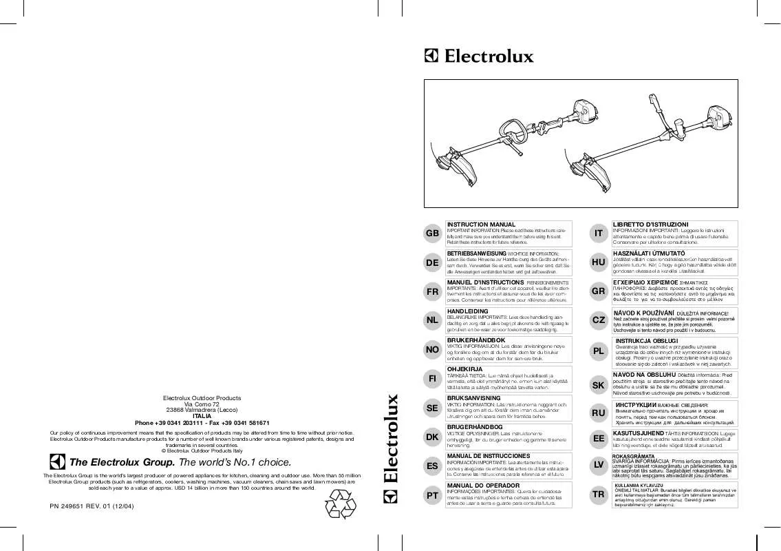 Mode d'emploi MCCULLOCH ELITE 4330X