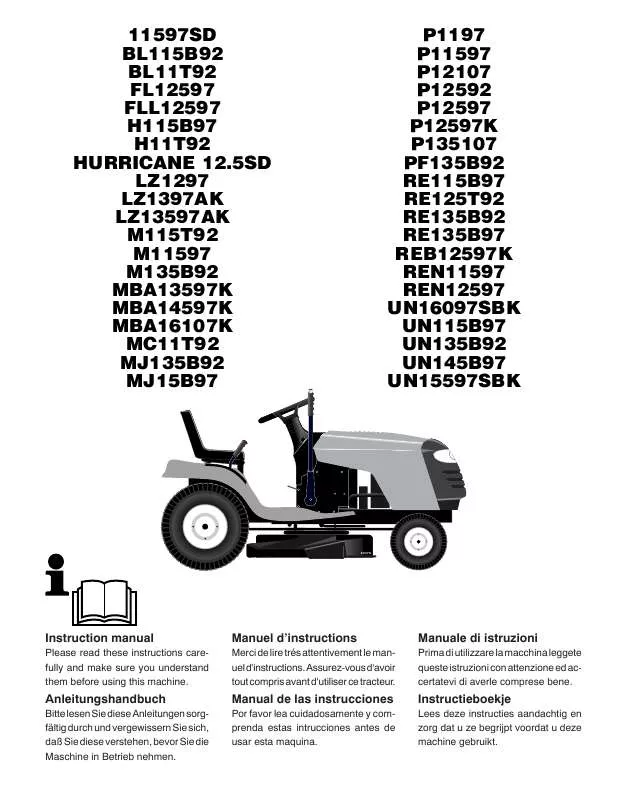 Mode d'emploi MCCULLOCH H11T92