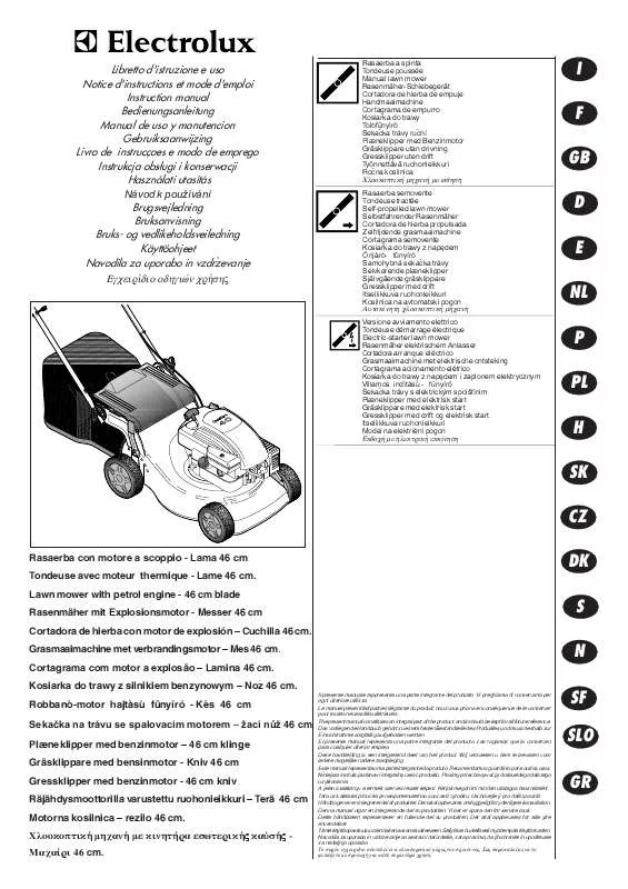 Mode d'emploi MCCULLOCH M4546SX