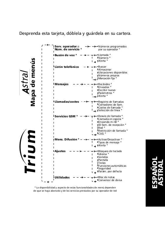 Mode d'emploi MITSUBISHI TRIUM ASTRAL