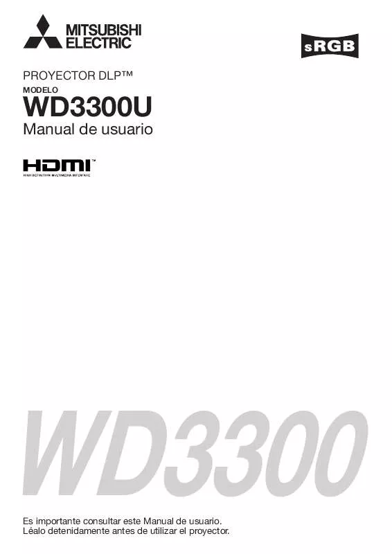 Mode d'emploi MITSUBISHI WD3300