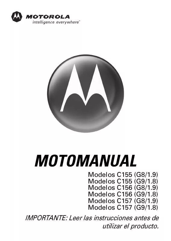 Mode d'emploi MOTOROLA C157