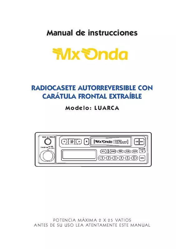 Mode d'emploi MXONDA LUARCA