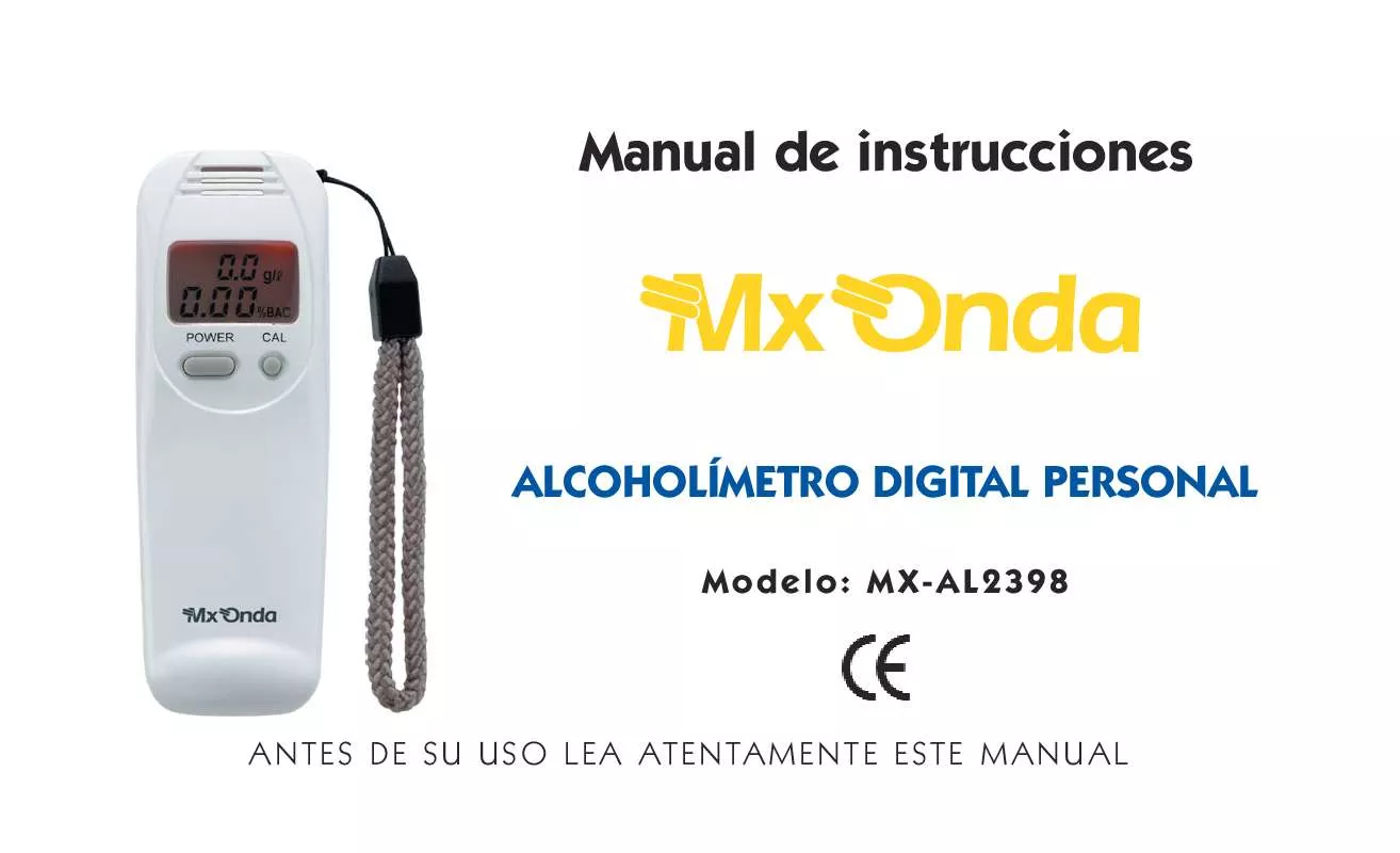 Mode d'emploi MXONDA MX-AL2398